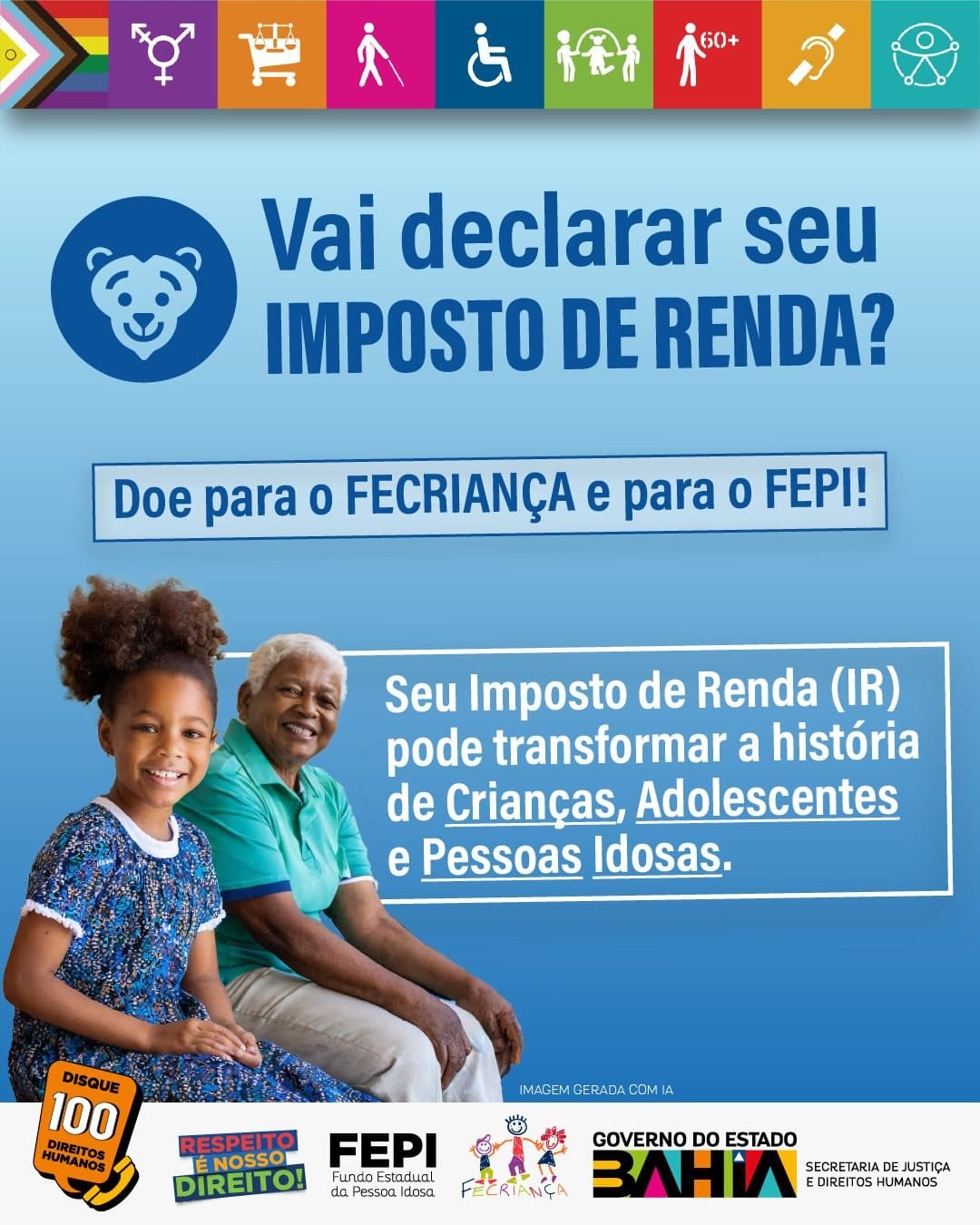Contribuintes da Bahia ajudam instituições com Imposto de Renda