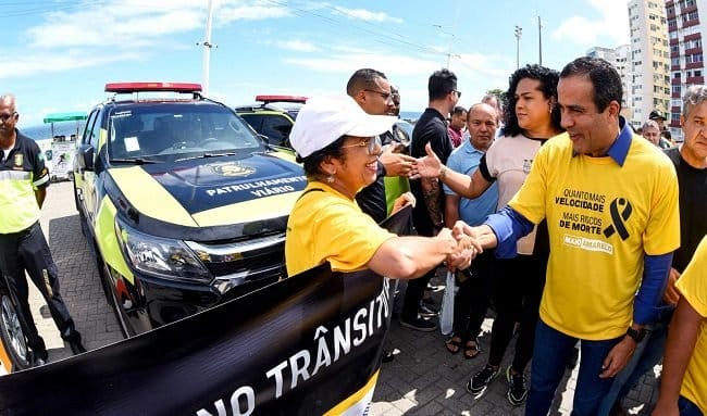 Maio Amarelo: Bruno Reis entrega 89 novos veículos para Transalvador, Semob e Guarda
