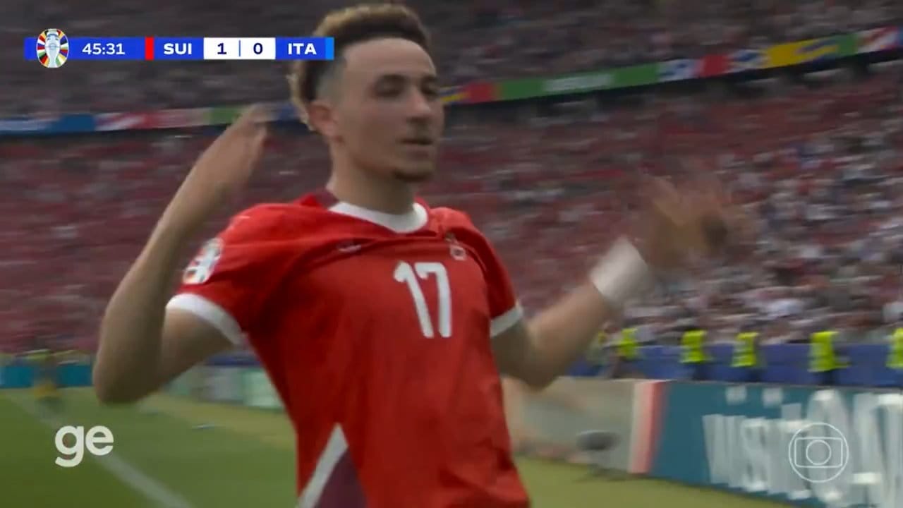 Suíça elimina Itália e avança para as quartas de final da Eurocopa